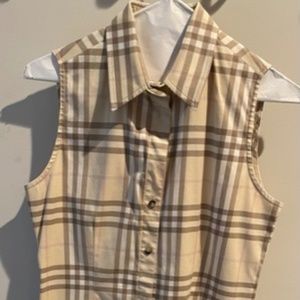 Burberry Button Up shift dress (early 2000's)